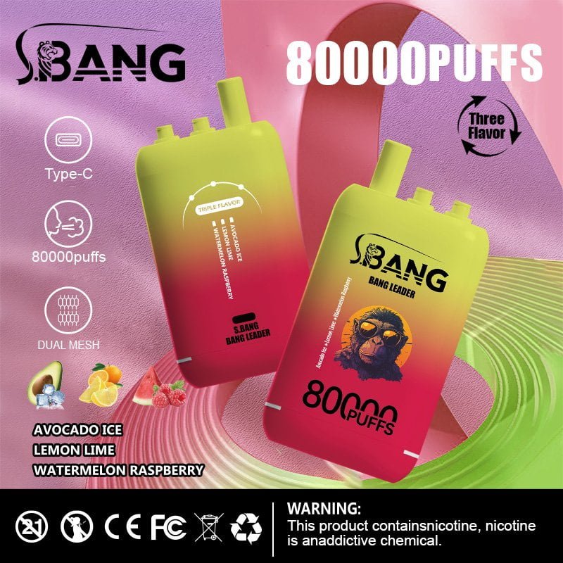 Bang Leader 80K Puffs 3-in-1 Eu Warehouse