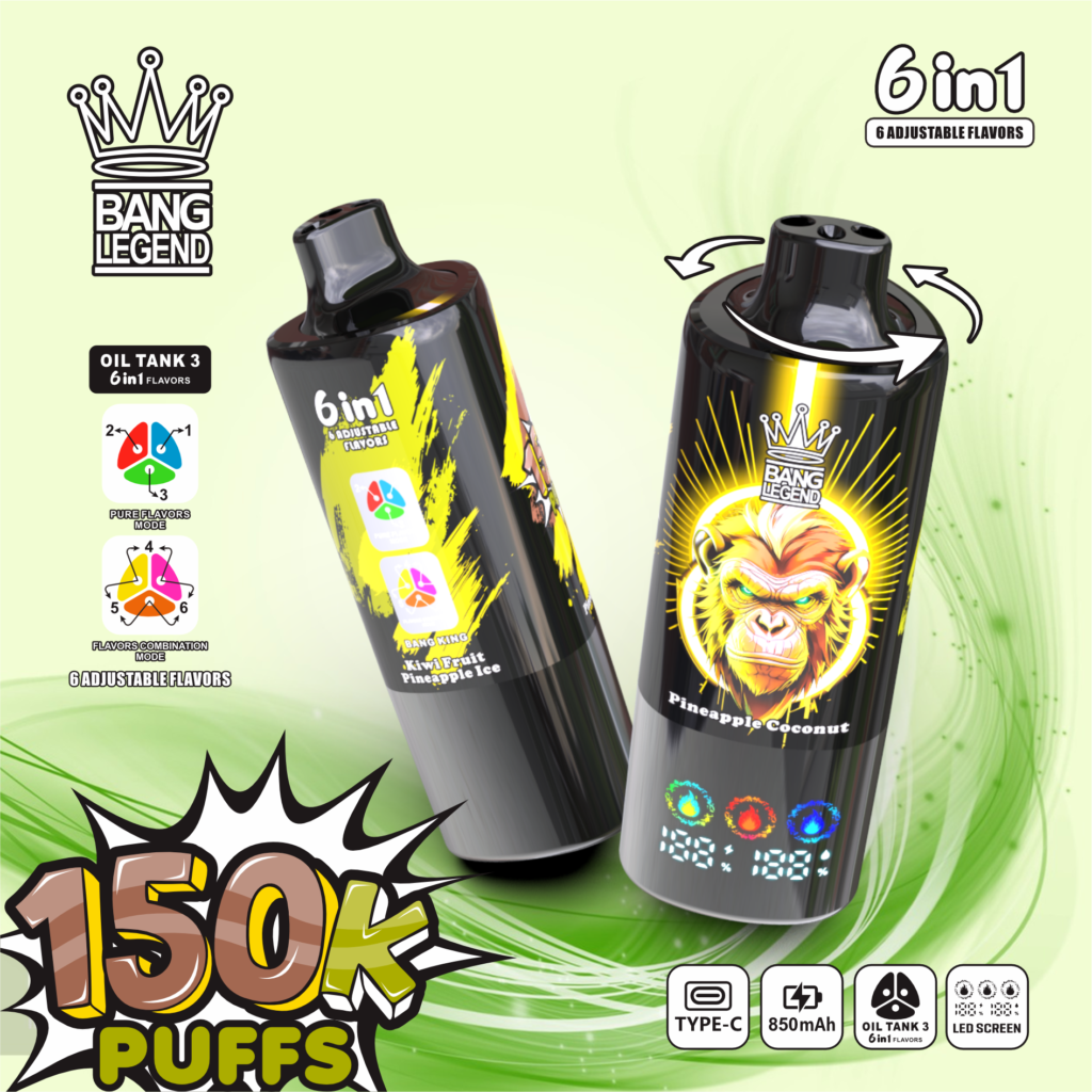 Bang Legend 150K Puffs 6-In-1 Eu Warehouse