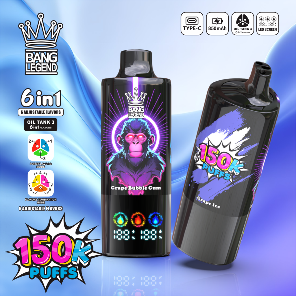 Bang Legend 150K Puffs 6-In-1 Eu Warehouse
