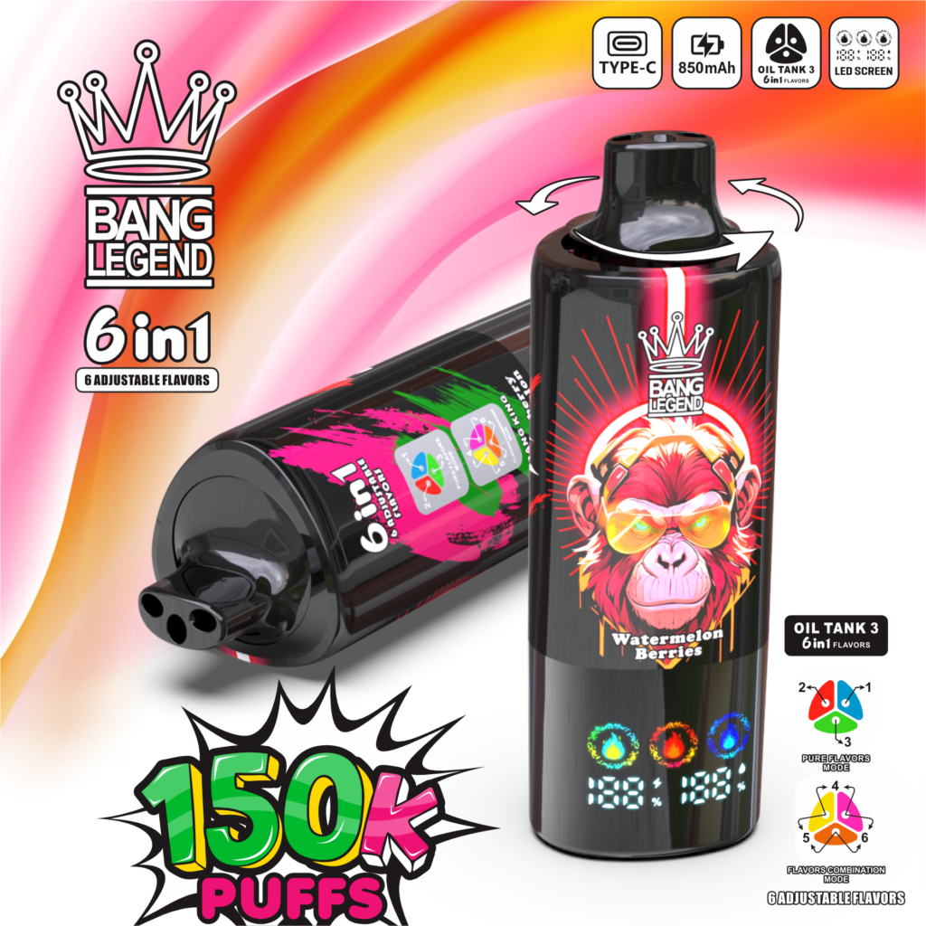Bang Legend 150K Puffs 6-In-1 Eu Warehouse