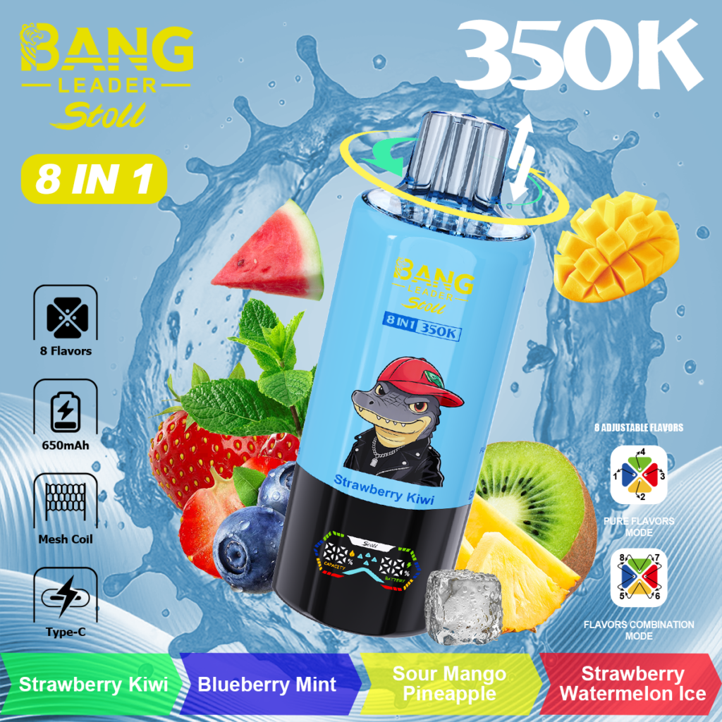 Bang Leader Stoul 350K Puffs 8-In-1 Eu Warehouse
