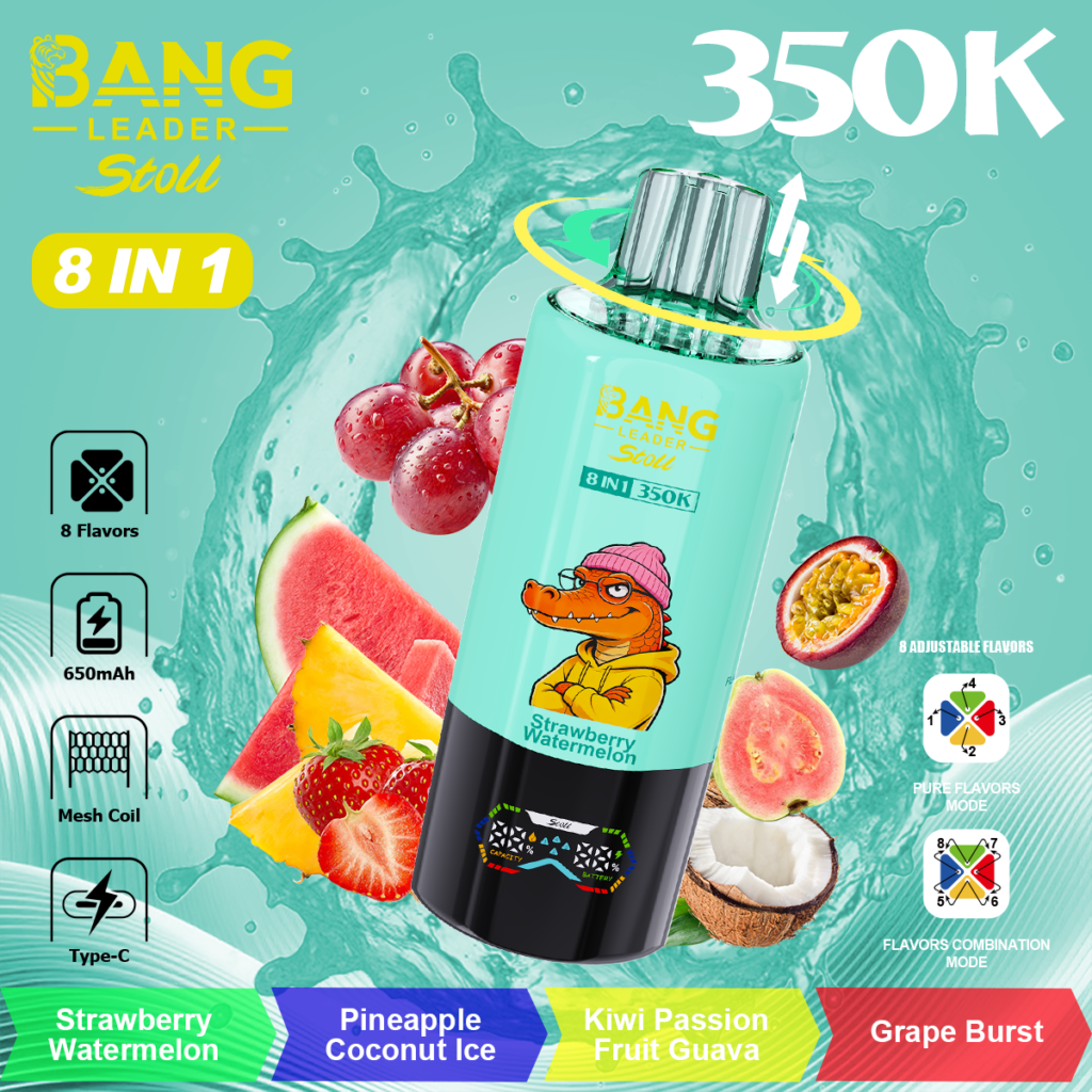 Bang Leader Stoul 350K Puffs 8-In-1 Eu Warehouse