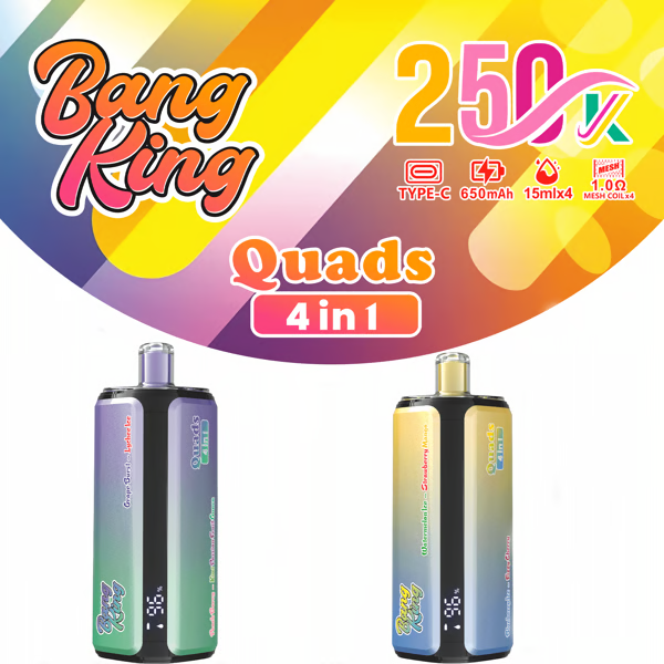 Bang King 250K Puffs 4-In-1 Eu Warehouse