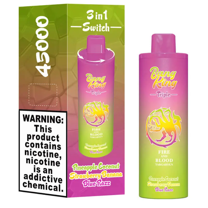 Bang King Triple 45K Puffs 3-In-1 Eu Warehouse