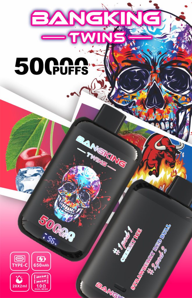 Bang King Twins 50K Puffs 2-in-1 Eu Warehouse