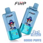 3in1 Flavor Fihp 60K Puffs Disposable Vape EU Warehouse