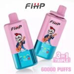 3in1 Flavor Fihp 60K Puffs Disposable Vape EU Warehouse