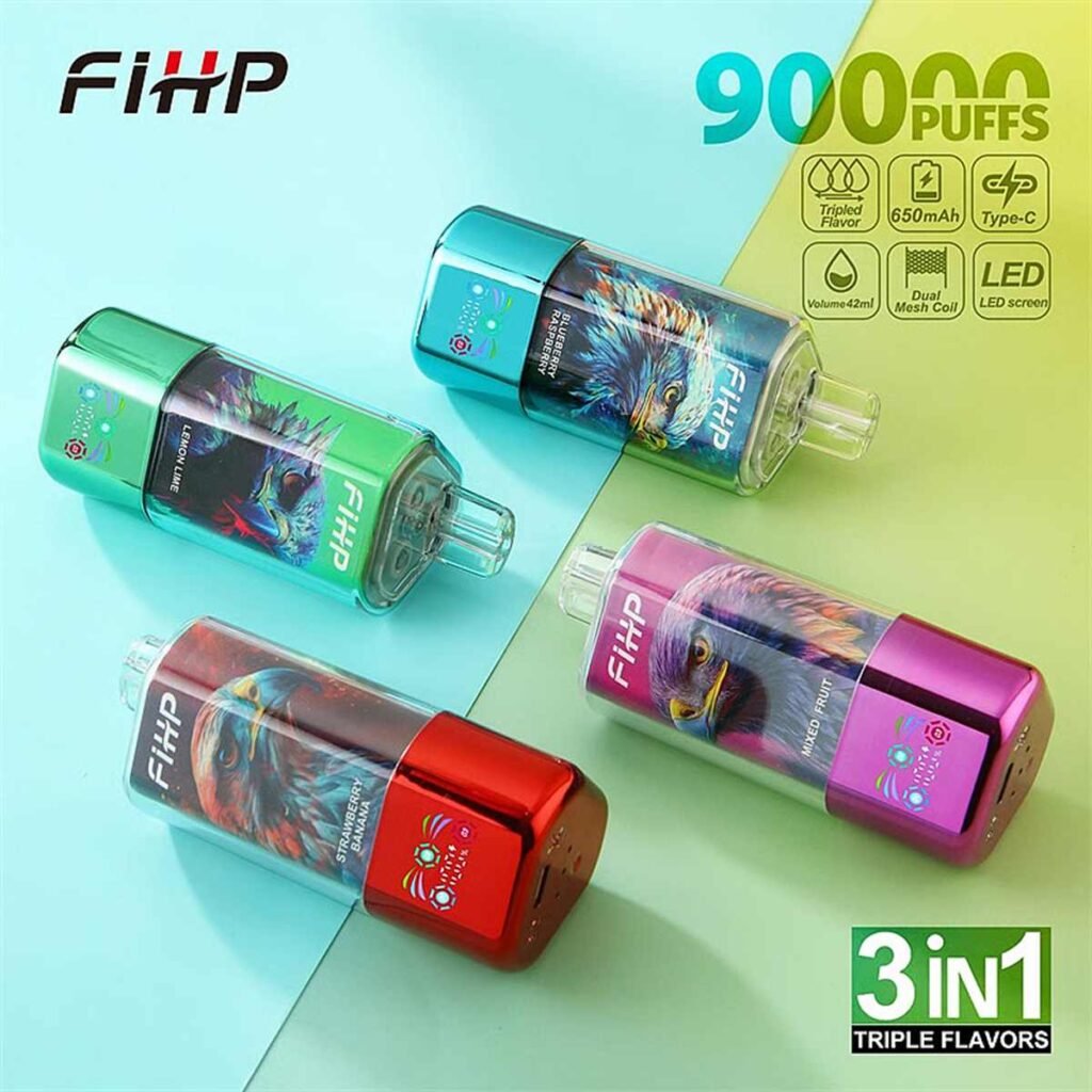 Triple Flavors Fihp 90K Puffs Disposable Vape EU Warehouse