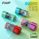 Triple Flavors Fihp 90K Puffs Disposable Vape EU Warehouse