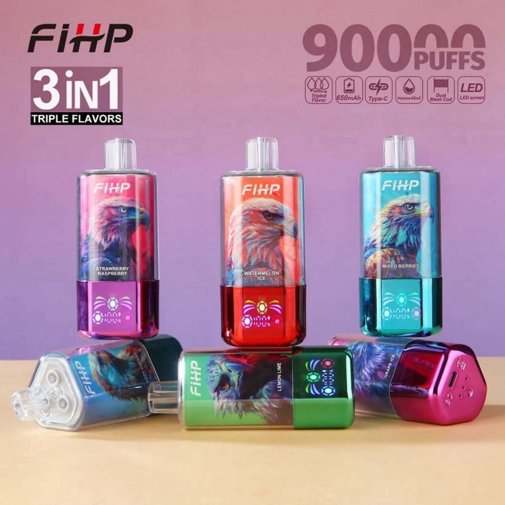 Triple Flavors Fihp 90K Puffs Disposable Vape EU Warehouse