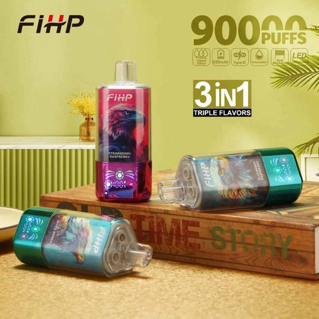 Triple Flavors Fihp 90K Puffs Disposable Vape EU Warehouse