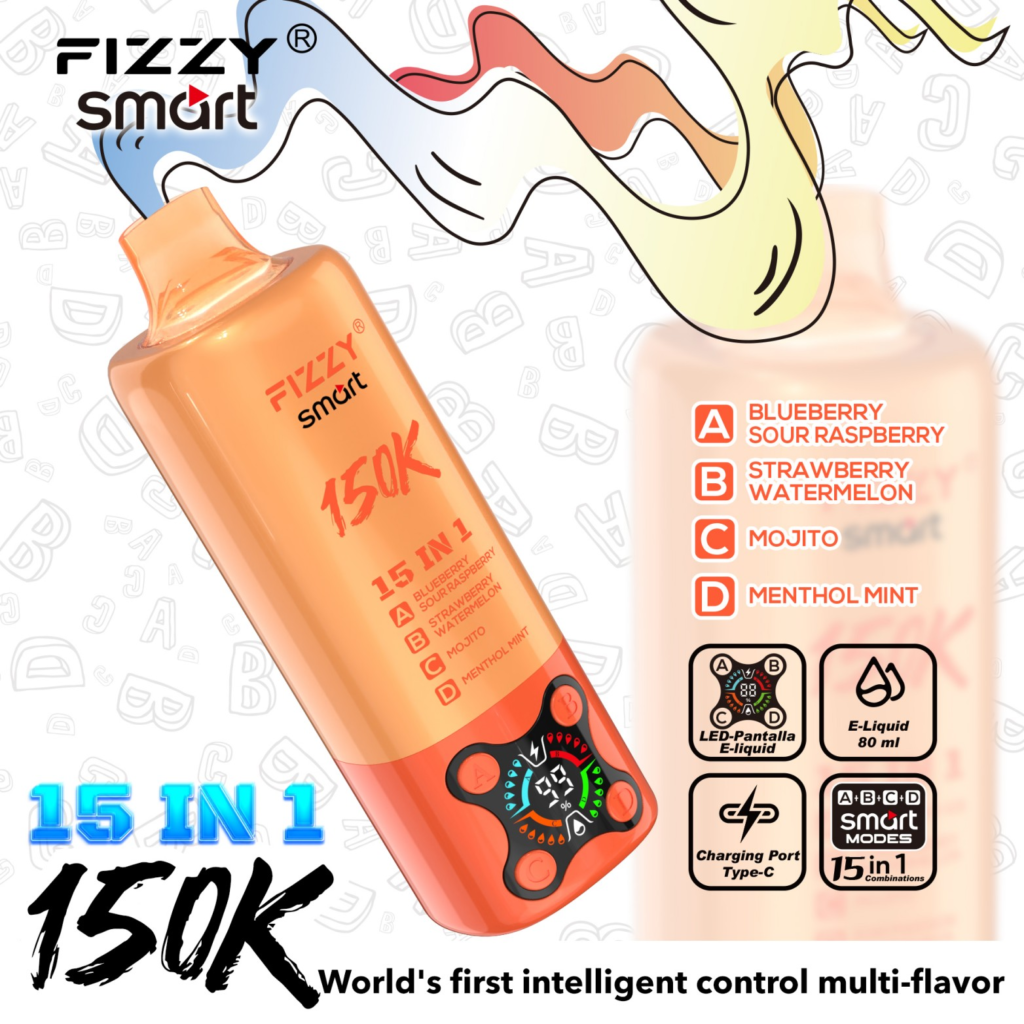 Fizzy SMART 150K PUFFS 15-In-1 Eu Warehouse