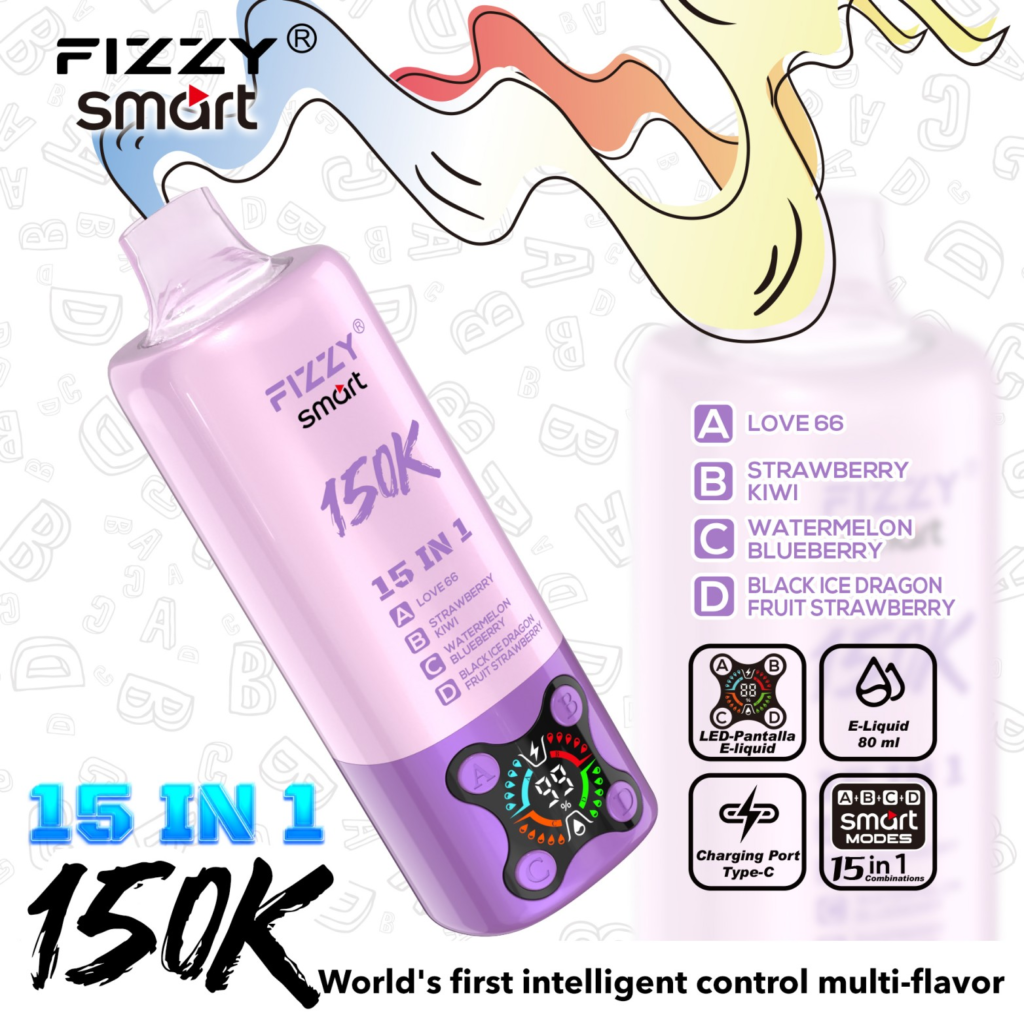 Fizzy SMART 150K PUFFS 15-In-1 Eu Warehouse