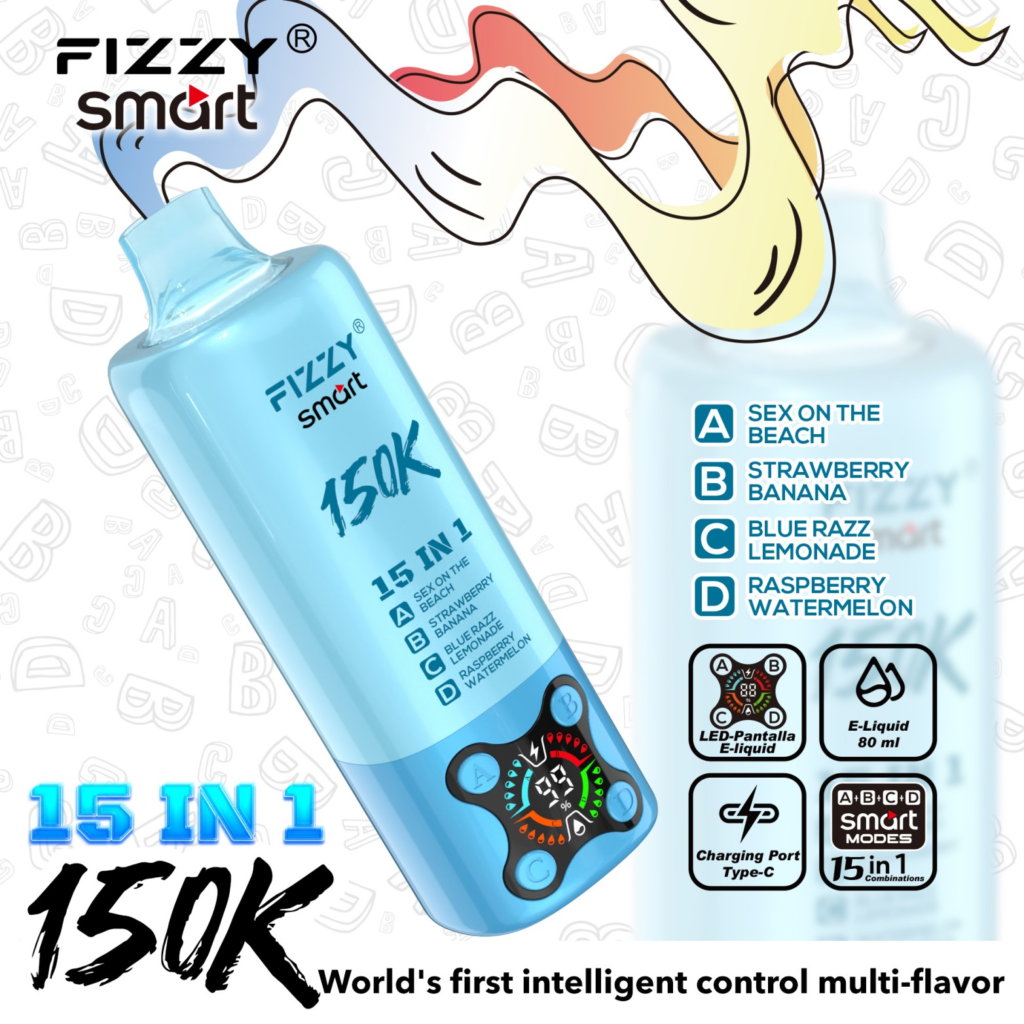 Fizzy SMART 150K PUFFS 15-In-1 Eu Warehouse