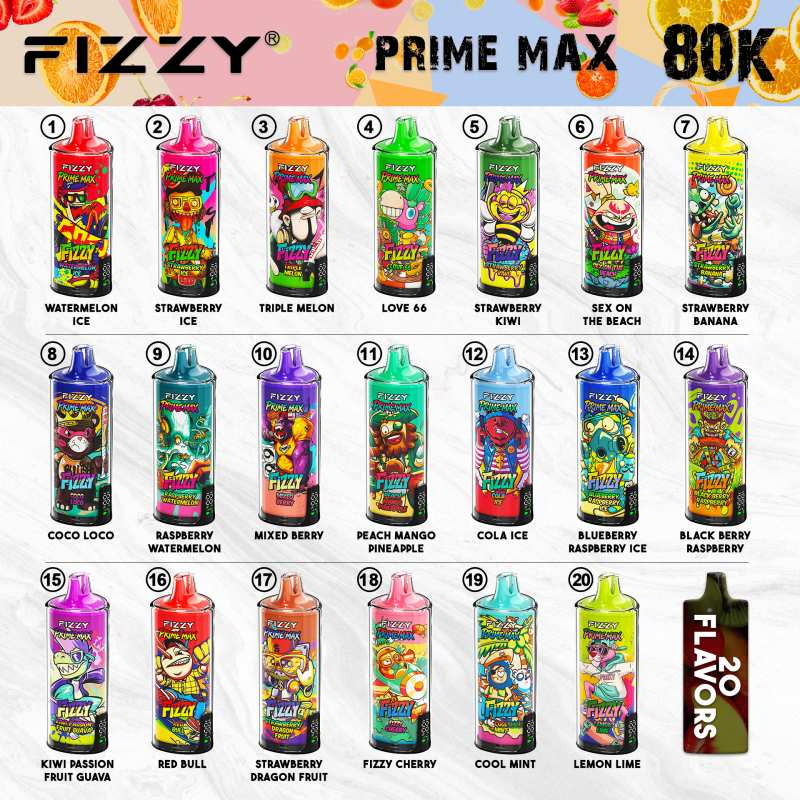 Fizzy Prime Max 80K Puffs Eu Warehouse