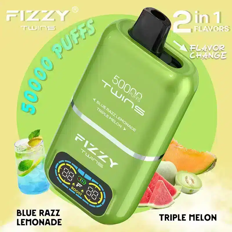 Fizzy Twins 50000 Puffs EU Warehouse