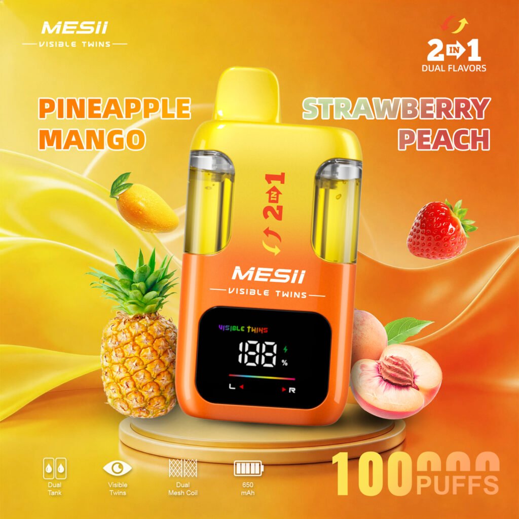 Mesii Visible Twins 100K Puffs EU Warehouse