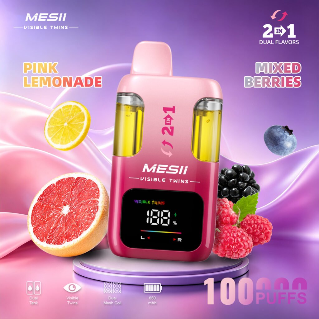 Mesii Visible Twins 100K Puffs EU Warehouse
