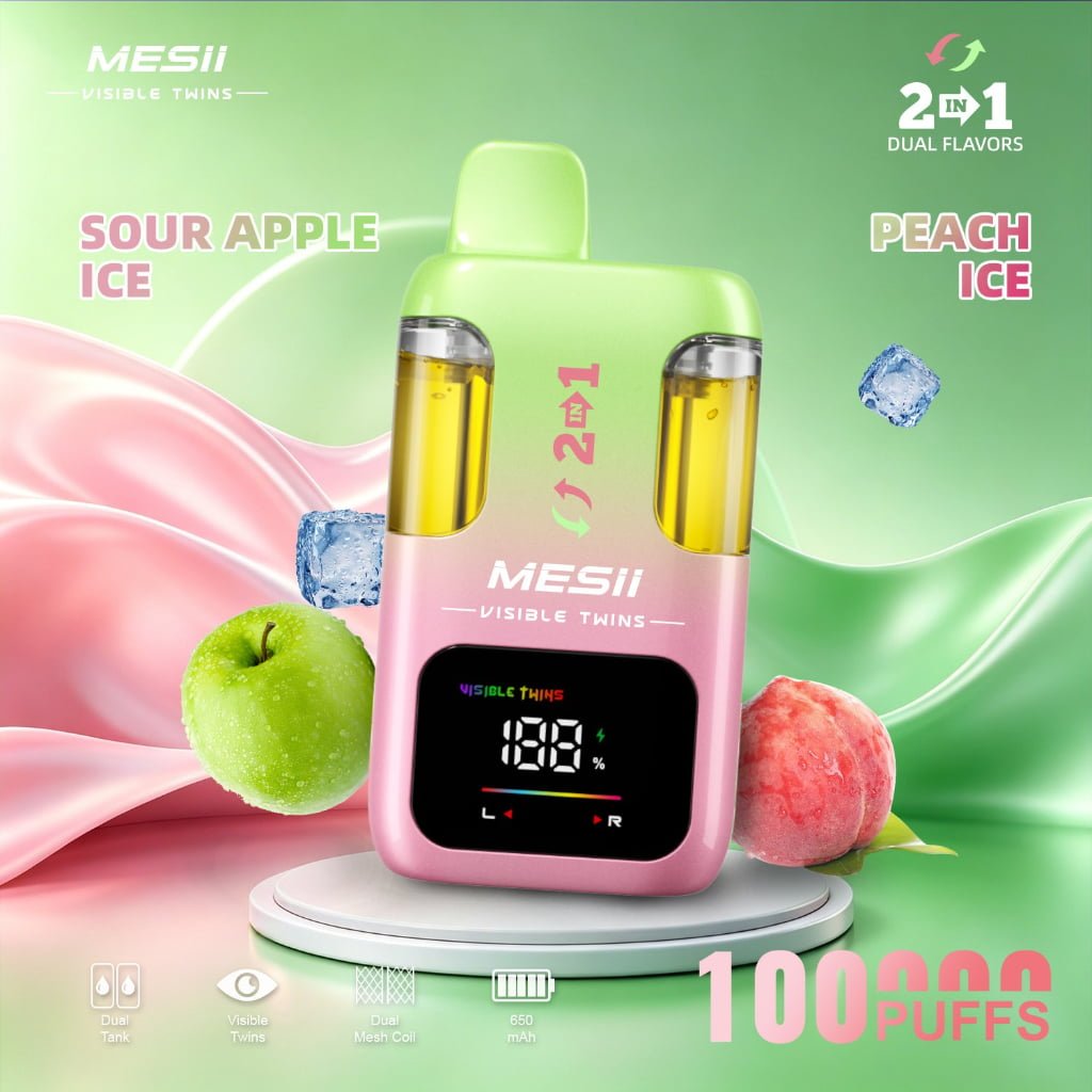 Mesii Visible Twins 100K Puffs EU Warehouse