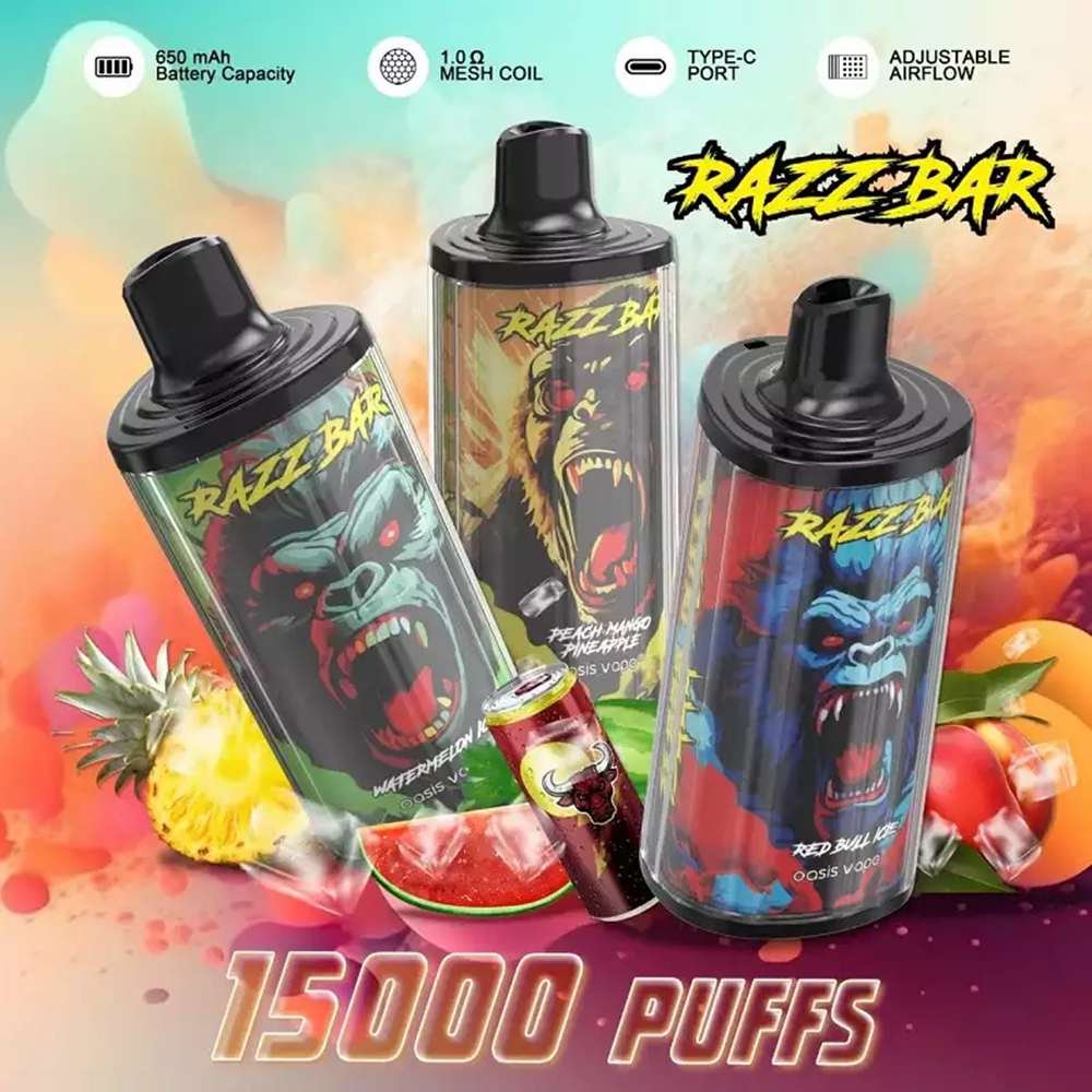 EU Warehouse Razzbar 15000 Puffs Disposable Vape