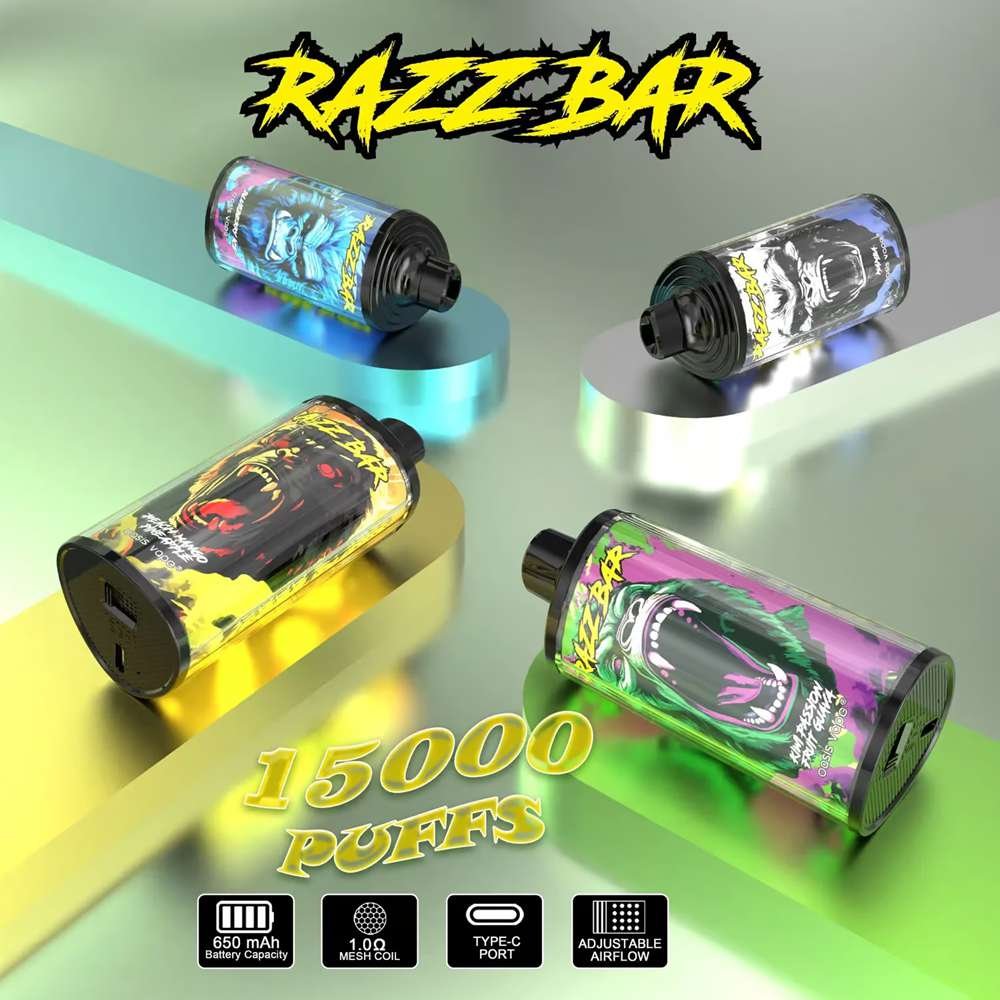EU Warehouse Razzbar 15000 Puffs Disposable Vape