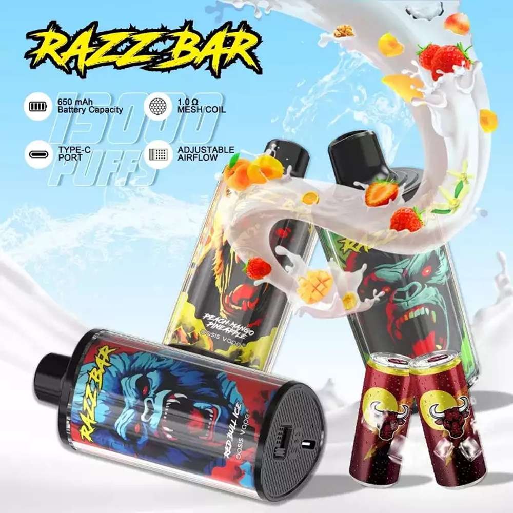 EU Warehouse Razzbar 15000 Puffs Disposable Vape