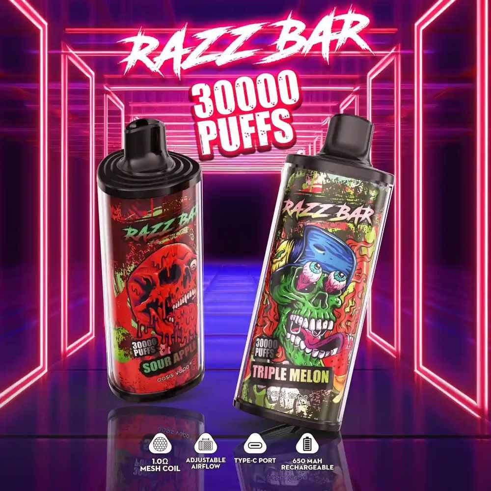 EU Warehouse Razzbar 30K Puffs Disposable Vape