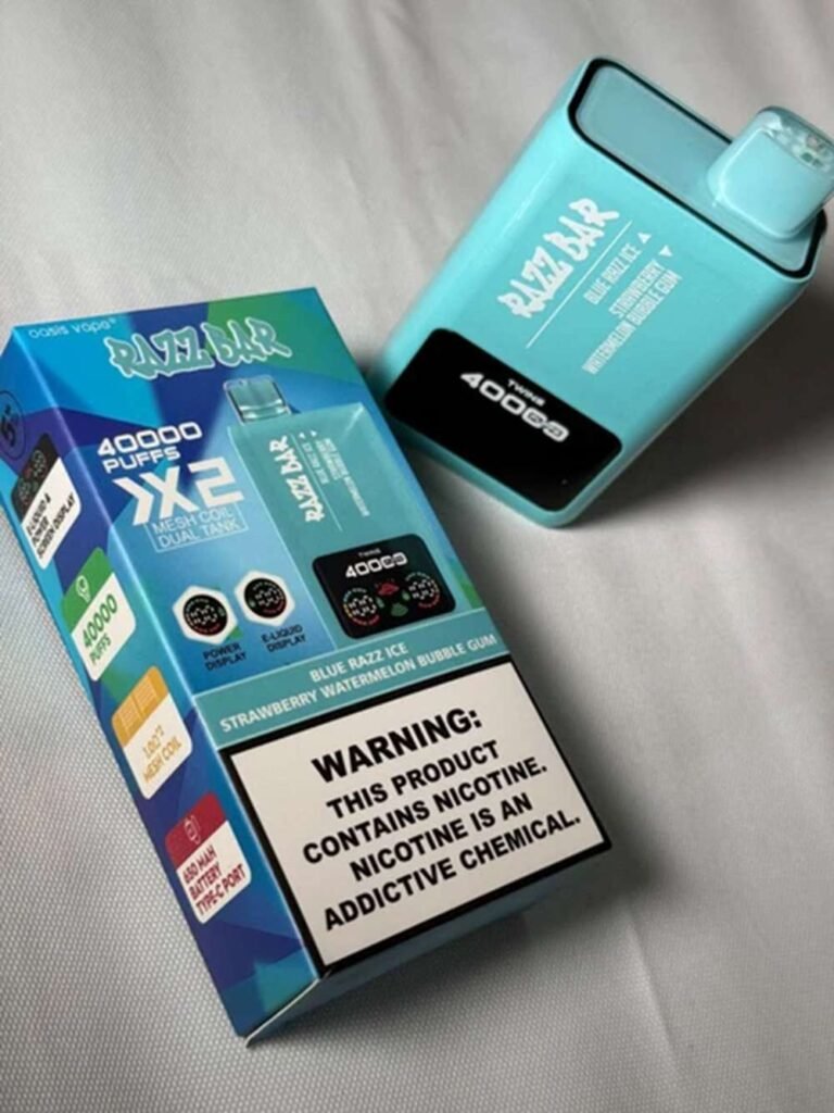 EU Warehouse Dual Flavors Razzbar 40K Puffs Disposable Vape