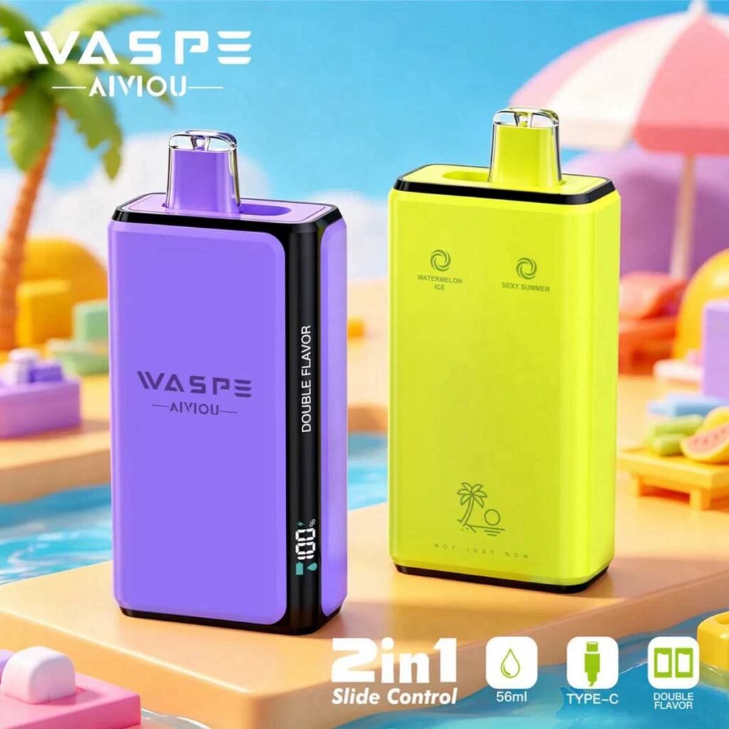 2in1 Flavor Waspe 100K Pro Puffs Disposable Vape EU Warehouse