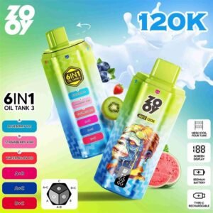 EU Warehouse 6in1 Flavor Zooy 120K Puffs Disposable Vape