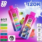 EU Warehouse 6in1 Flavor Zooy 120K Puffs Disposable Vape