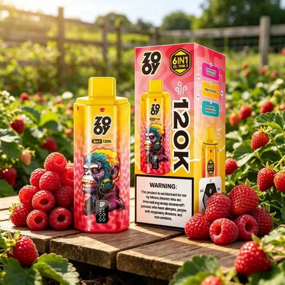 EU Warehouse 6in1 Flavor Zooy 120K Puffs Disposable Vape