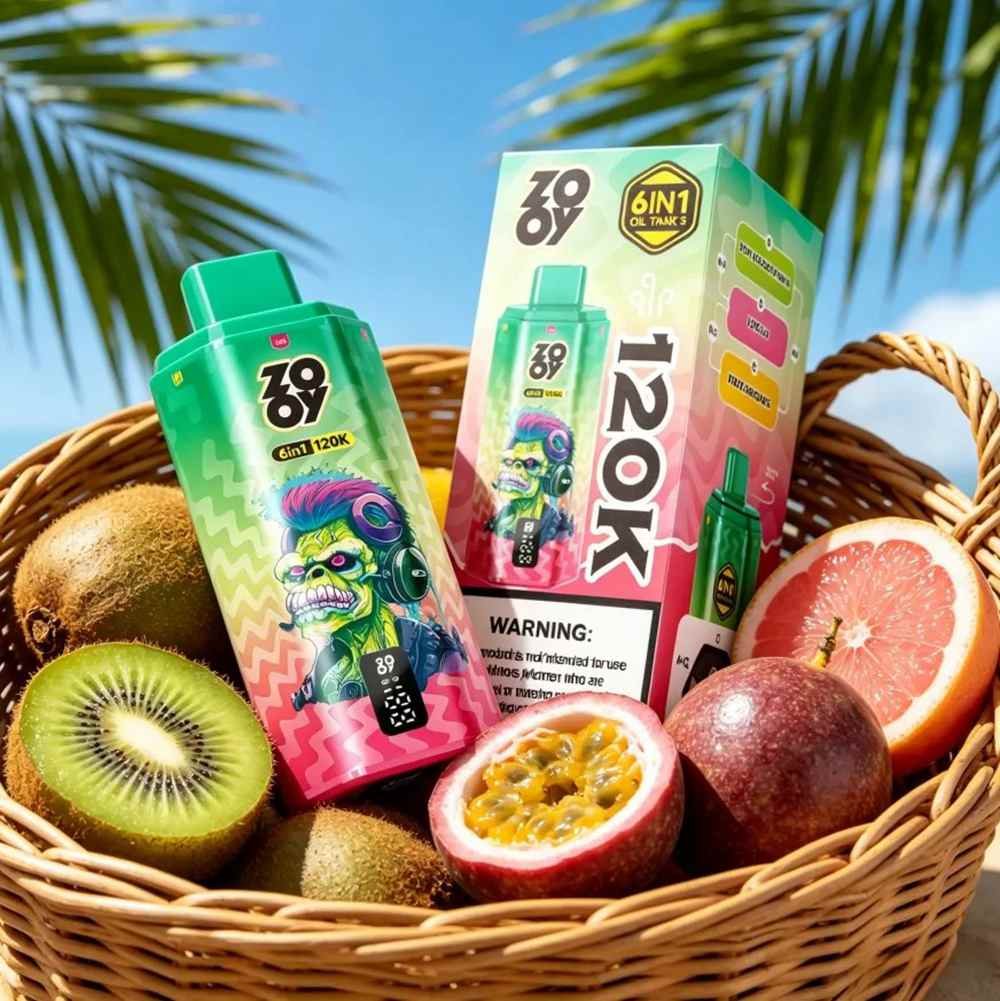 EU Warehouse 6in1 Flavor Zooy 120K Puffs Disposable Vape