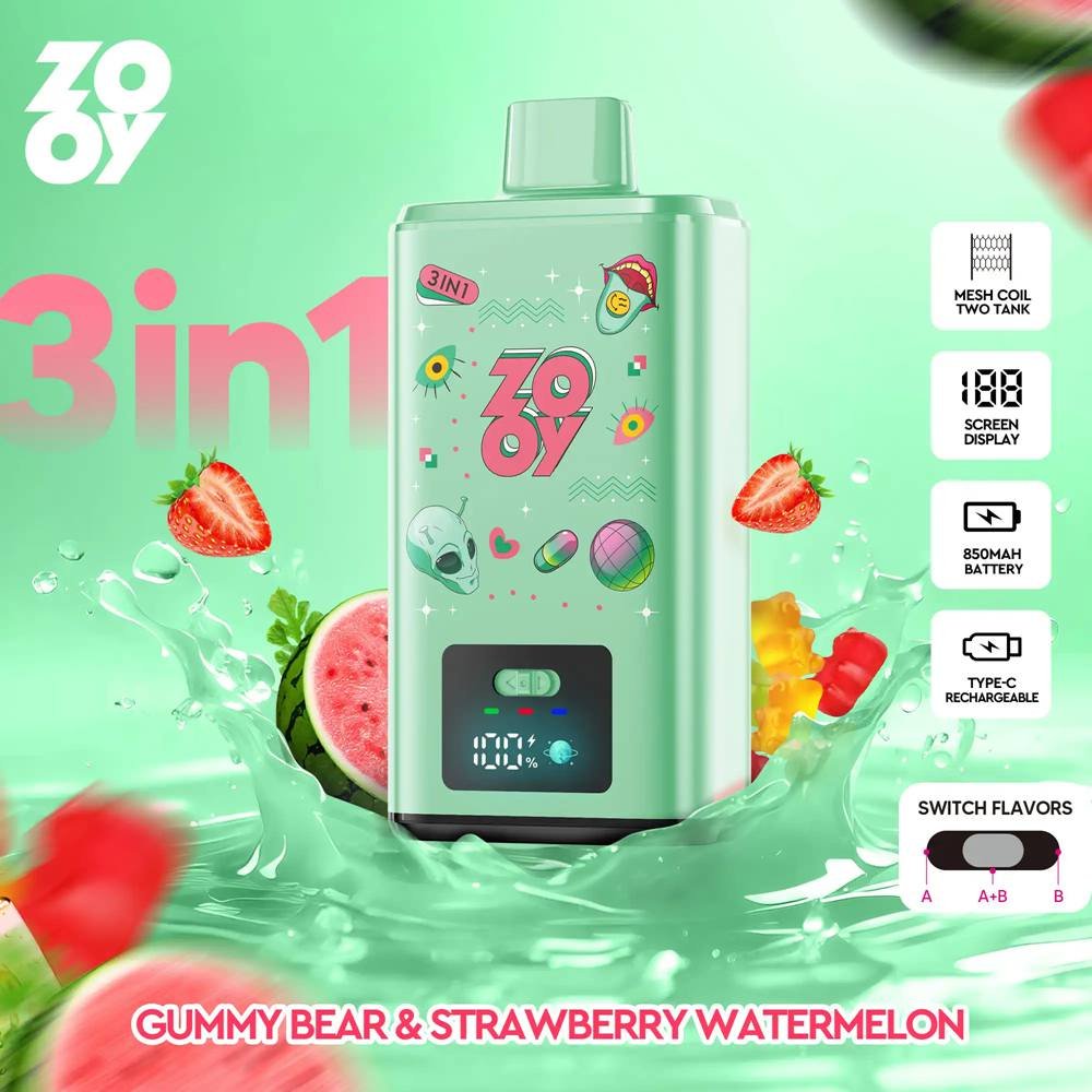 EU Warehouse 3in1 Flavor Zooy 150K Puffs Disposable Vape