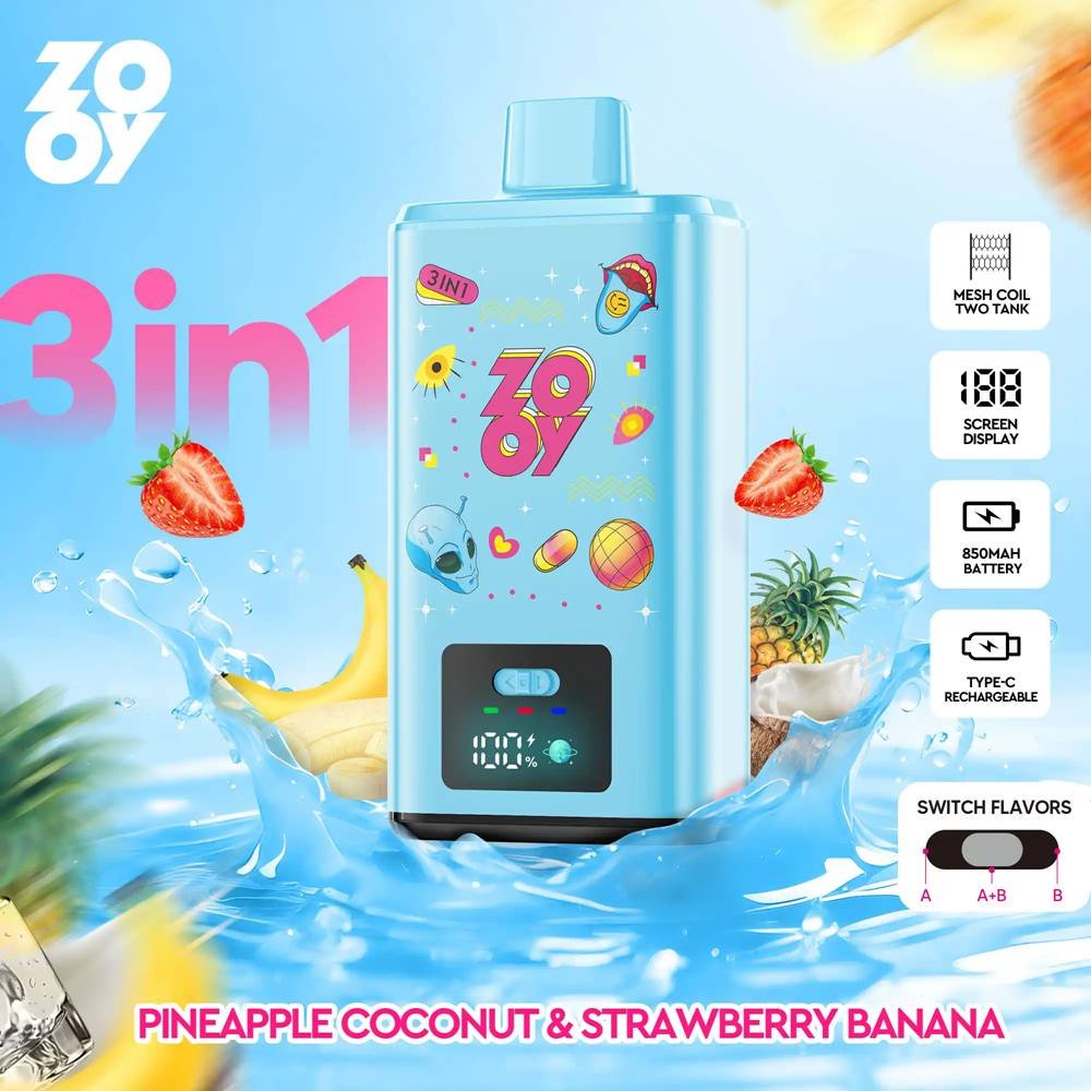 EU Warehouse 3in1 Flavor Zooy 150K Puffs Disposable Vape