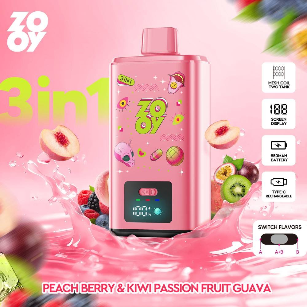 EU Warehouse 3in1 Flavor Zooy 150K Puffs Disposable Vape