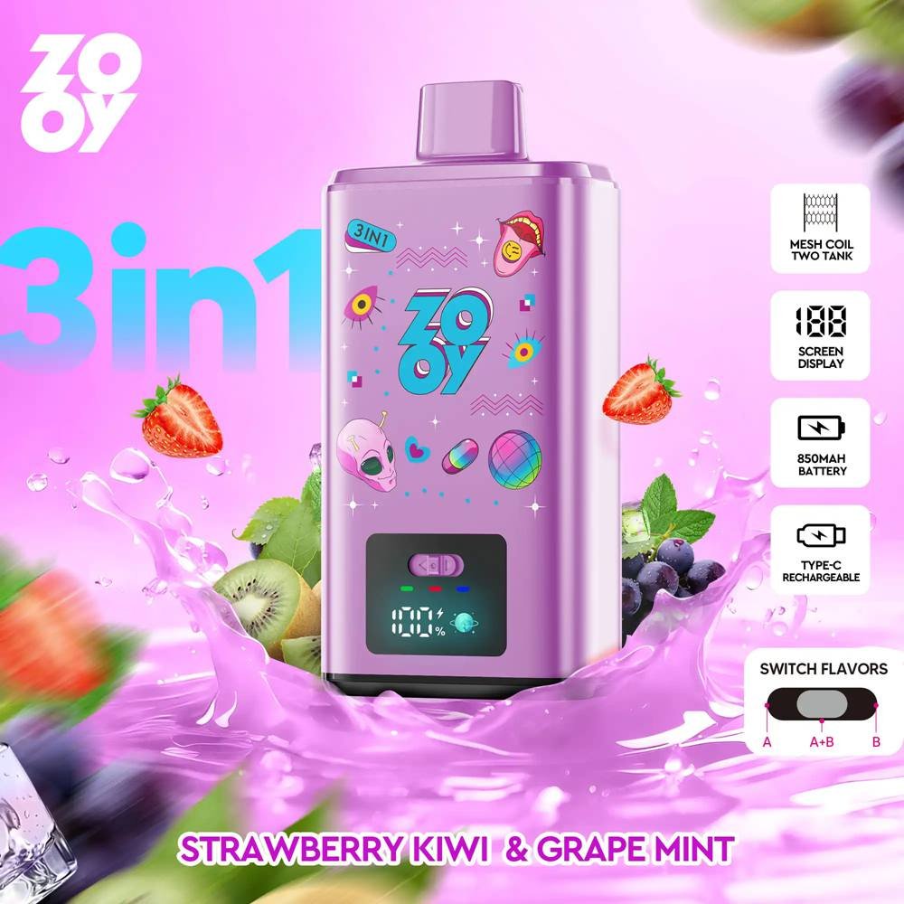 EU Warehouse 3in1 Flavor Zooy 150K Puffs Disposable Vape