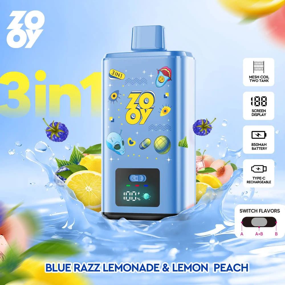 EU Warehouse 3in1 Flavor Zooy 150K Puffs Disposable Vape