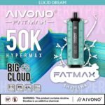 Aivono Fatmax 50000 Puffs Disposable Vape Shisha Hookah EU Warehouse