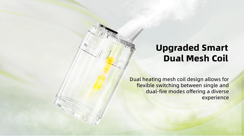 versatile dual mesh coil vaping