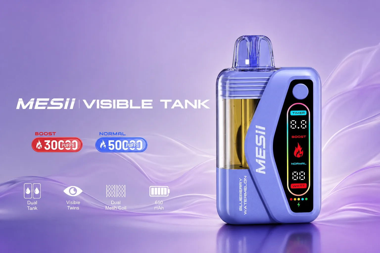transparent tank disposable vape