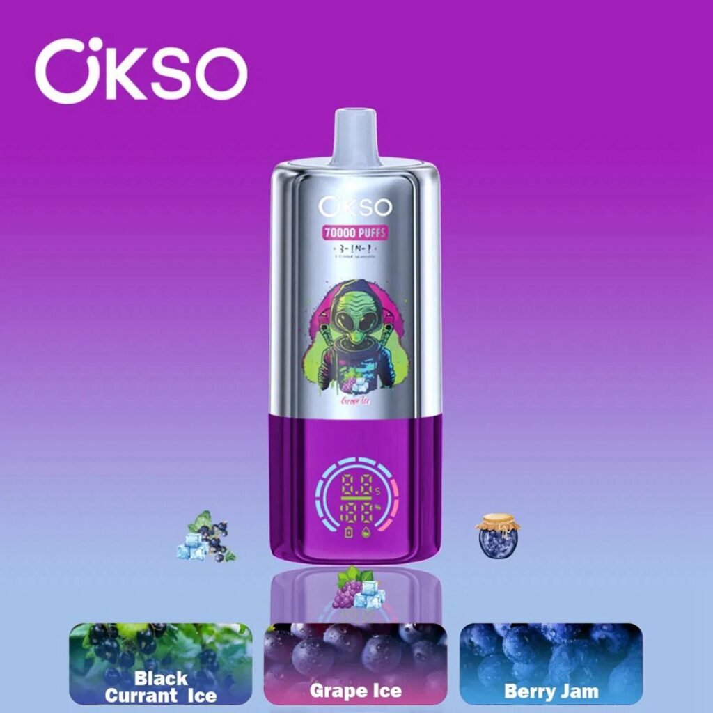 3in1 Flavors OKSO 70K Puffs Disposable Vape EU Warehouse