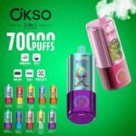 3in1 Flavors OKSO 70K Puffs Disposable Vape EU Warehouse