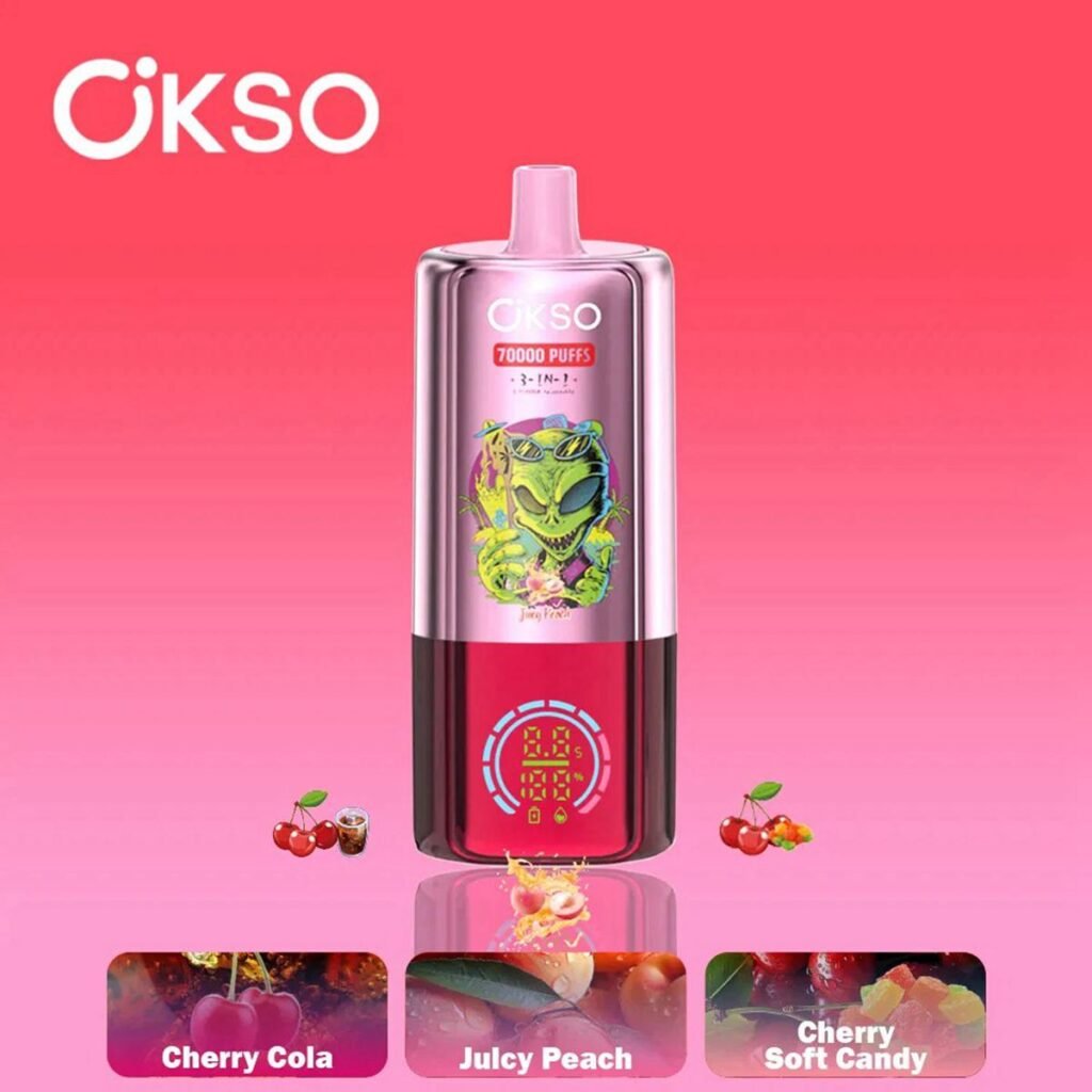 3in1 Flavors OKSO 70K Puffs Disposable Vape EU Warehouse