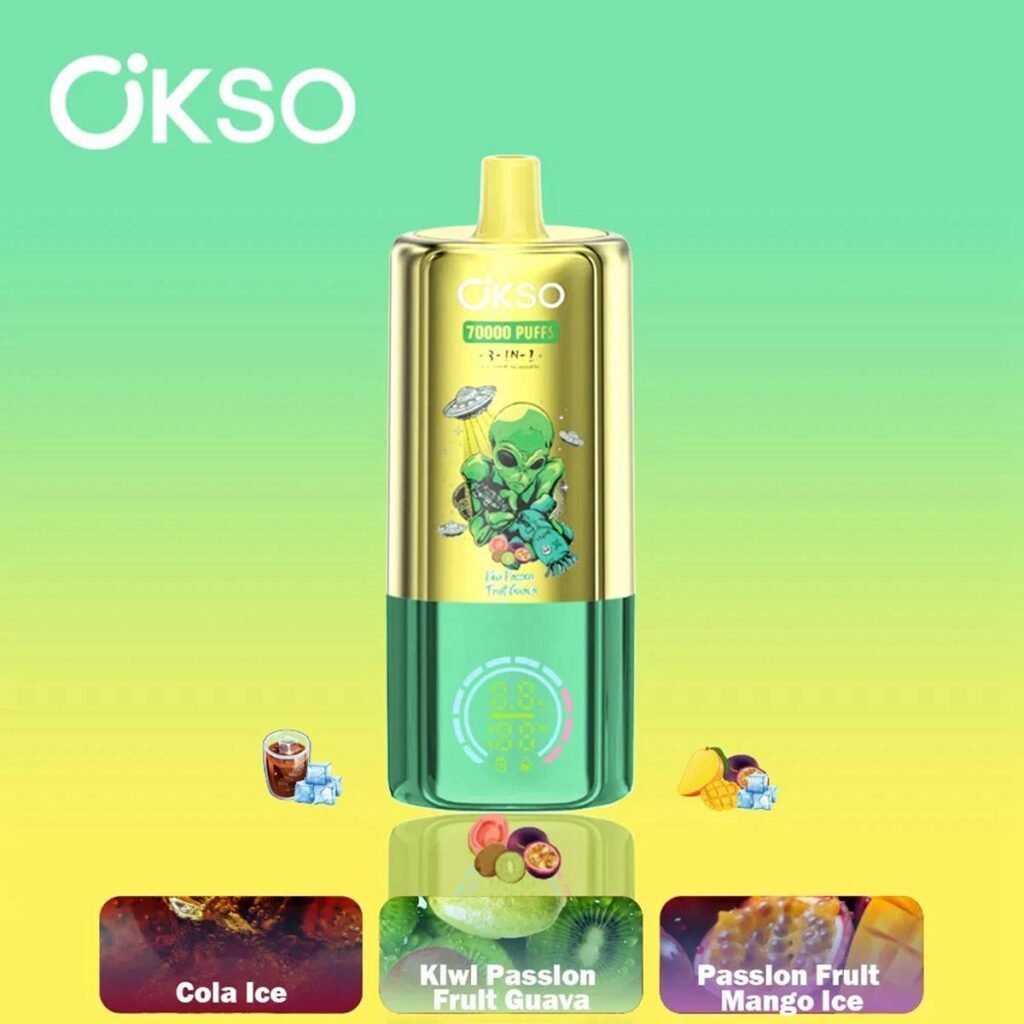 3in1 Flavors OKSO 70K Puffs Disposable Vape EU Warehouse