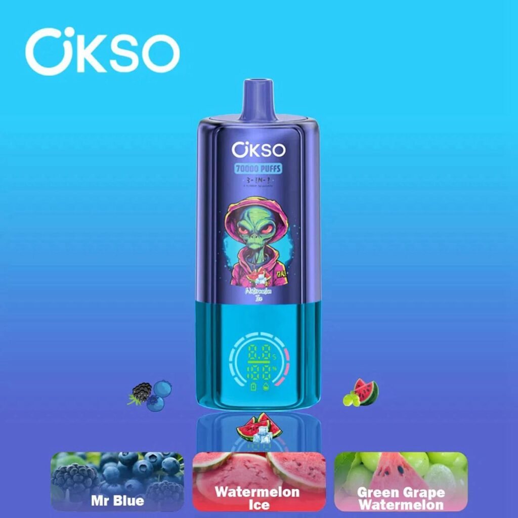 3in1 Flavors OKSO 70K Puffs Disposable Vape EU Warehouse