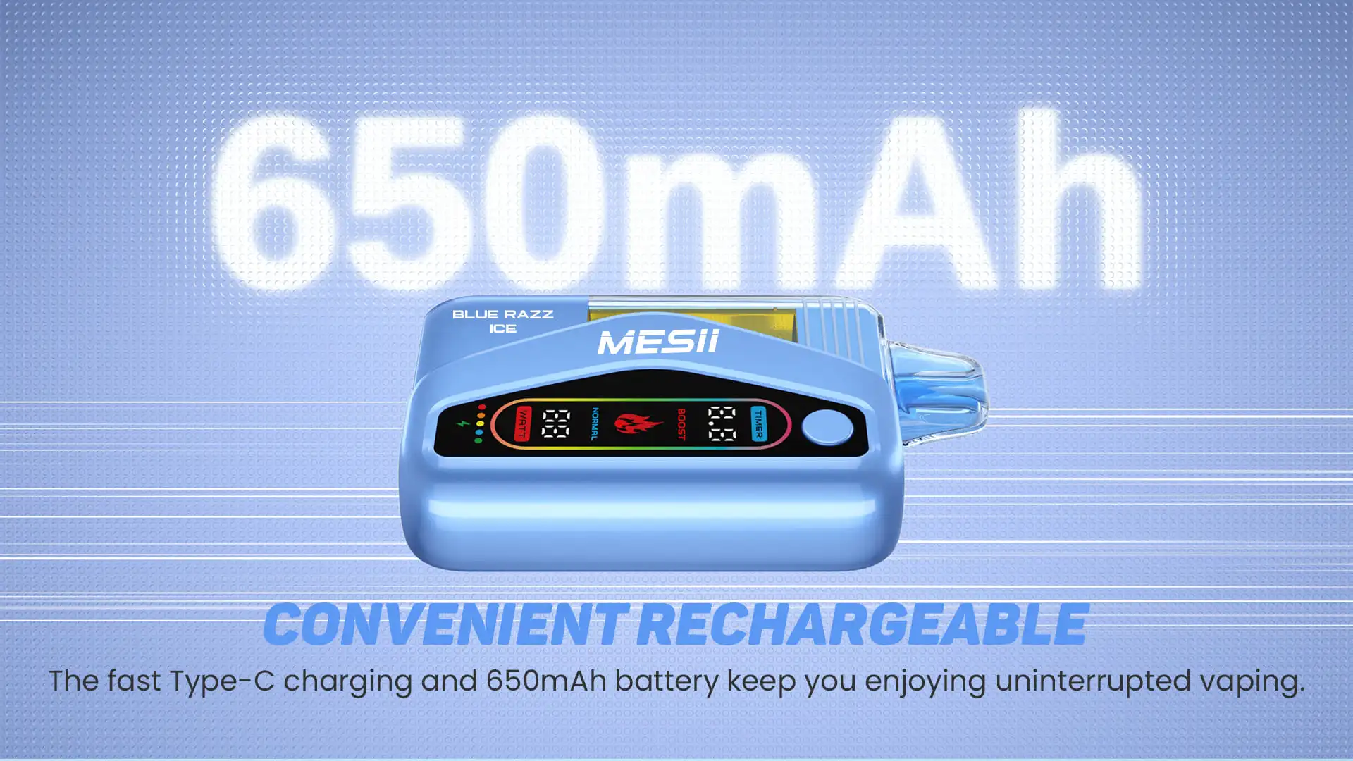 rechargeable disposable vape battery