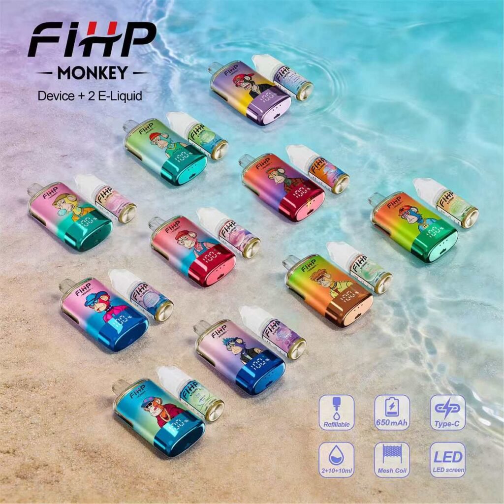 Fihp Monkey 30000 Puffs Refillable Vape EU Warehouse