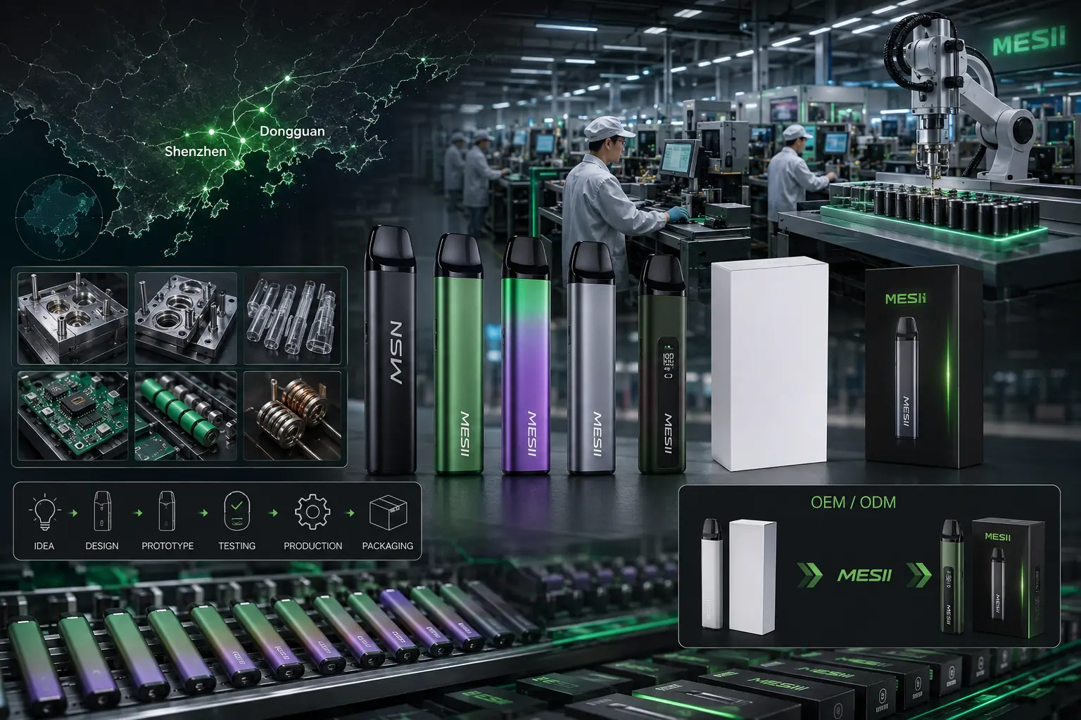 OEM ODM vape factories in China