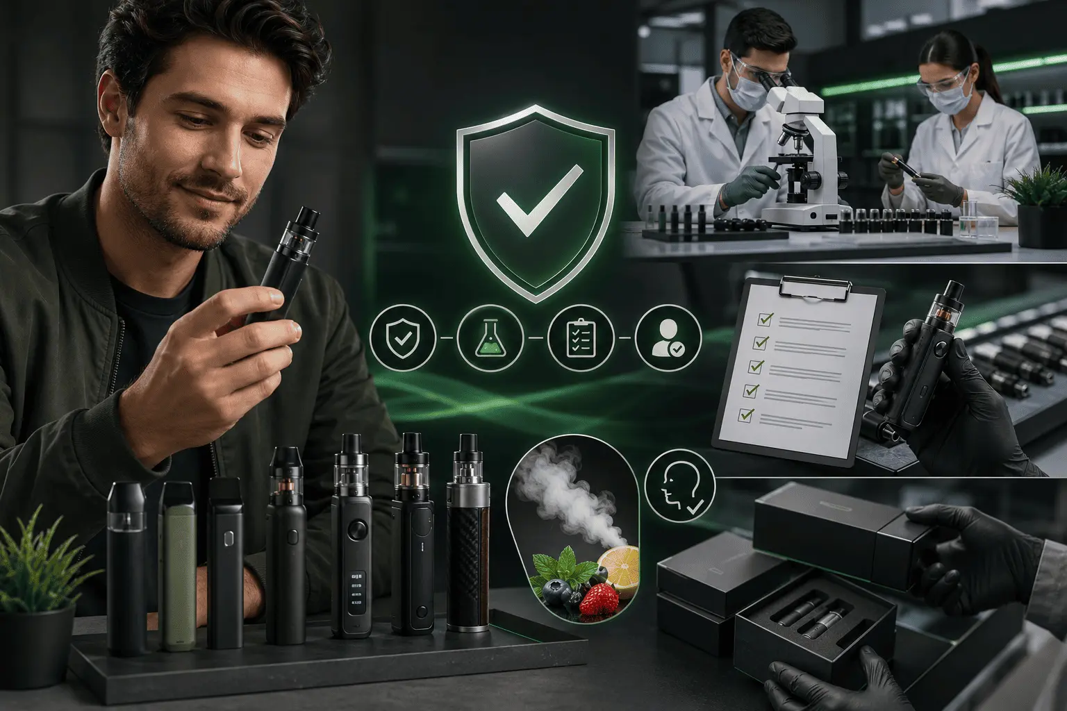 Vape consumer experience quality assurance